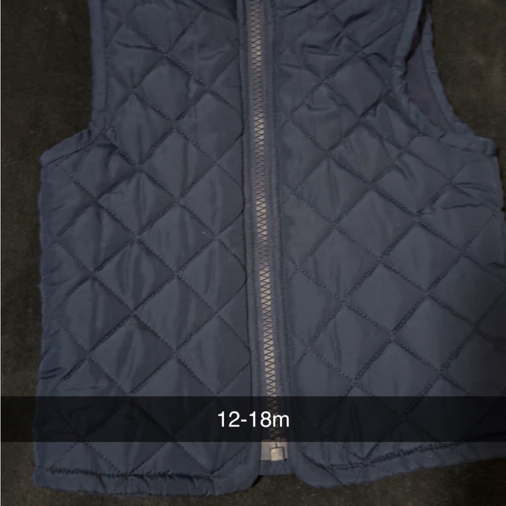 Carter's Navy Quilted Vest